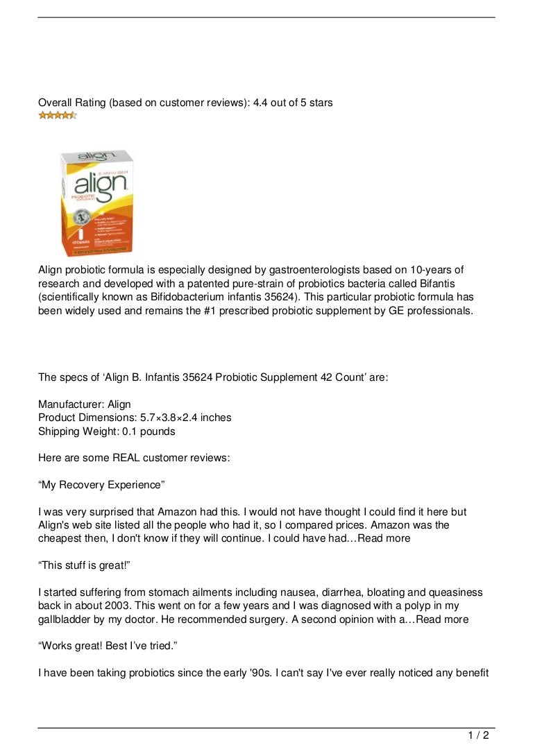 Bifidobacterium infantis 35624 side effects